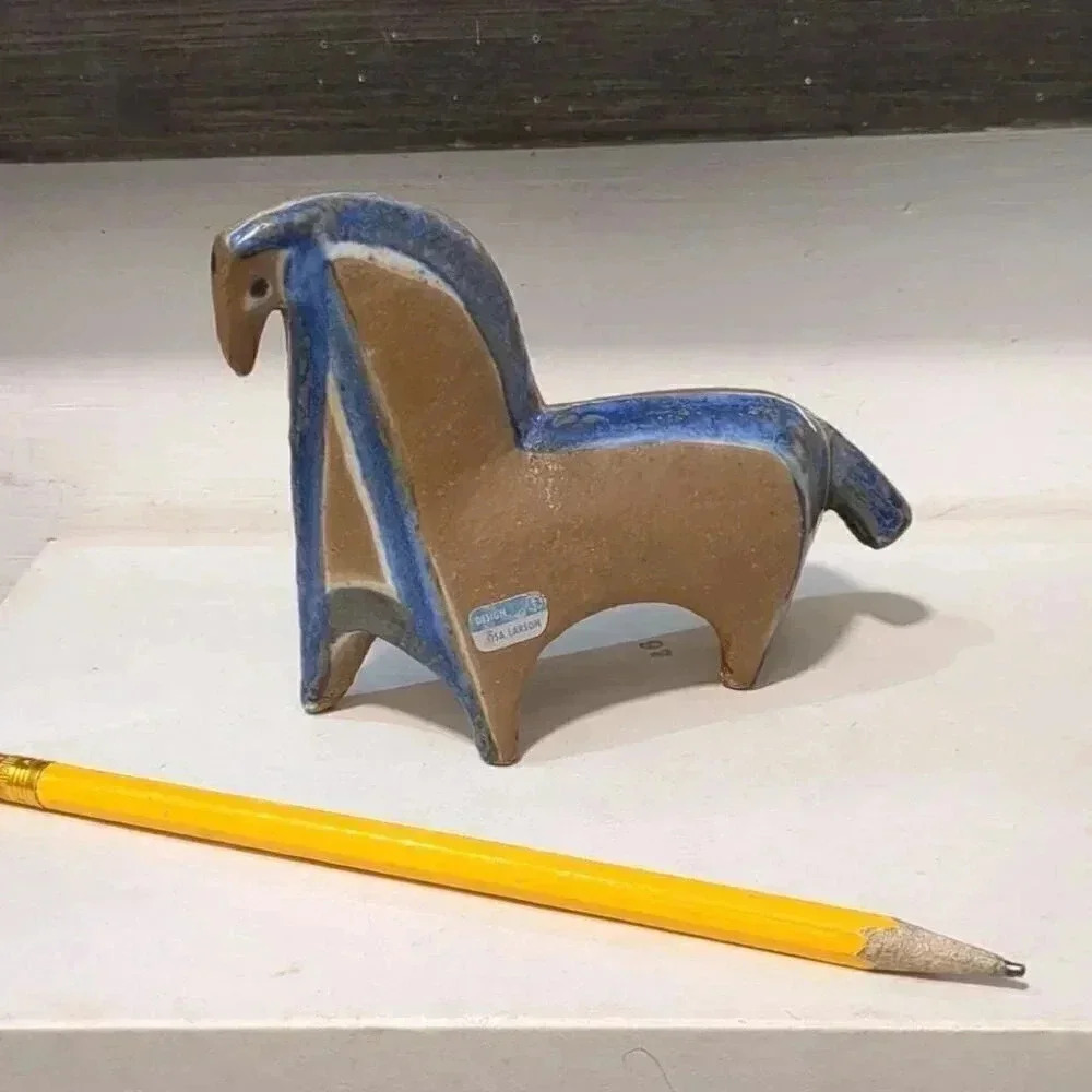 Horse figurine by Lisa Larson